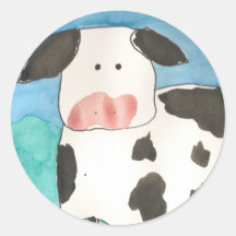 Autocollants de vache
