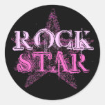 Autocollants de VEDETTE DU ROCK