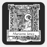 Autocollants Ex-Libris d'ex-libris de Nouveau