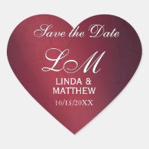 Autocollants faits sur commande de logo de mariage