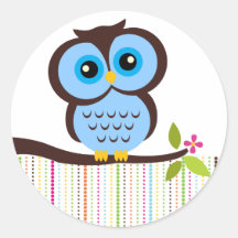 Autocollants gnangnan de hibou