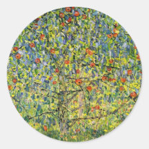 Autocollants Gustav Klimt d'art peignant le pommie