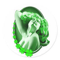 Autocollants irlandais pour le jour de St Patrick autocollants