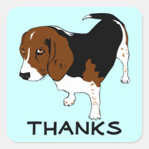 Autocollants mignons de salutation de chiot de bea
