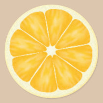 Autocollants oranges de tranche autocollants
