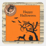 Autocollants orientés vintages de Halloween