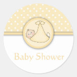Autocollants personnalisables de baby shower