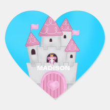 Autocollants personnalisés de princesse