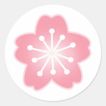 Autocollants rose-clair de mariage de Sakura