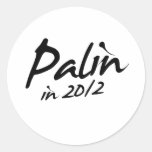 Autographe de PALIN 2012 Adhésif