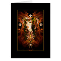Automne - carte vierge de note