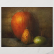 Automne - courge - famille de melon prospectus personnalisés
