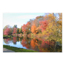 Automne dans la copie de ~ de la Nouvelle Angleter Photos Sur Toile