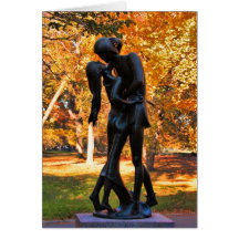 Automne de Central Park : Statue 02 de Romeo et de Cartes De Vœux