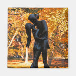 Automne de Central Park : Statue 02 de Romeo et de Aimant Pour Réfrigérateur