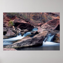 Automne de l'eau d'automne affiche