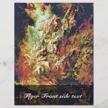 Automne d'enfer du condamné par Rubens Peter Paul Prospectus Personnalisés