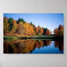 Automne paisible au Vermont Posters