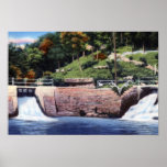 Automnes de jumeau de Cassville Missouri hurlant l Posters