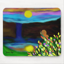 Automnes de paradis tapis de souris