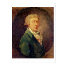Autoportrait, 1787 (huile sur la toile) 2 cartes postales