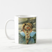 Autoportrait à Barcelone par Walter Gramatte Mug À Café