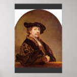 Autoportrait à l'âge de 33 par Rembrandt Posters
