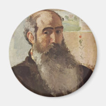 Autoportrait - Camille Pissarro Magnets