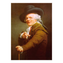 Autoportrait de Joseph Ducreux Invitations Personnalisées