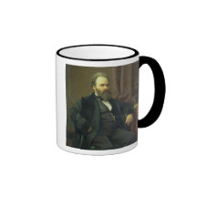 Autoportrait de l'artiste, 1869 (huile sur la toil mugs
