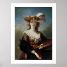 Autoportrait d'Elisabeth Vigee-Lebrun Affiches