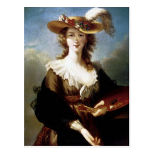Autoportrait d'Elisabeth Vigee-Lebrun Cartes Postales