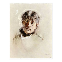 Autoportrait par Berthe Morisot Carte Postale
