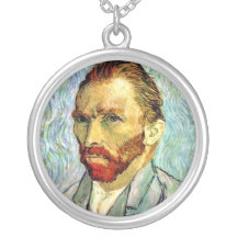 Autoportrait vert de Van Gogh Pendentifs