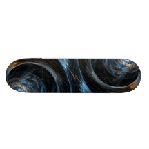 Autour de la planche à roulettes d'art abstrait du