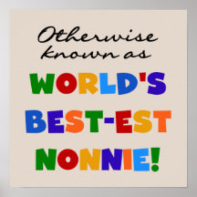 Autrement connu comme cadeaux de Meilleur-est Nonn Affiche