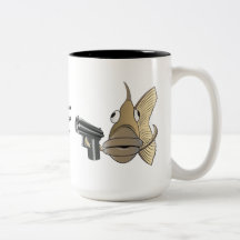 "Avancez, amorcent votre crochet " Tasse