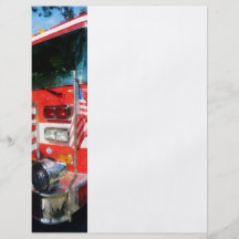 Avant de pompe à incendie tract