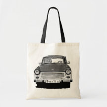 Avant de voiture de Trabant, noir et blanc, Berlin Sac Fourre-tout