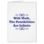 Avec des maths, les possibilités sont infinies cartes de vœux