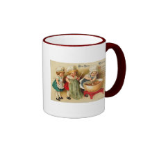 Avec meilleurs voeux des enfants faisant la carte  tasse