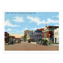 Avenue de Carey., cru de Cheyenne, Wyoming Cartes Postales