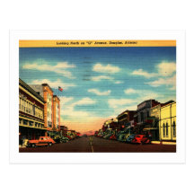 Avenue de G, Douglas, cru de l'Arizona Carte Postale