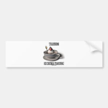 Avertissement ! Des vacances mentales (tasse de ca Adhésif Pour Voiture