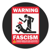 Avertissement : Fascisme autocollants