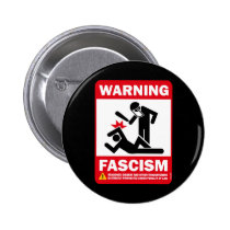 Avertissement : Fascisme badges publicitaires