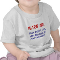 AVERTISSEMENT ! La dunette de mai, pipi, ou crient t-shirts