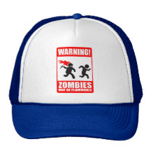 Avertissement ! Les zombis peuvent être chapeau in Casquettes De Camionneur
