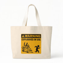 Avertissement ! Sac fourre-tout en service à explo sacs