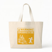 Avertissement ! Sac fourre-tout en service à explo sacs